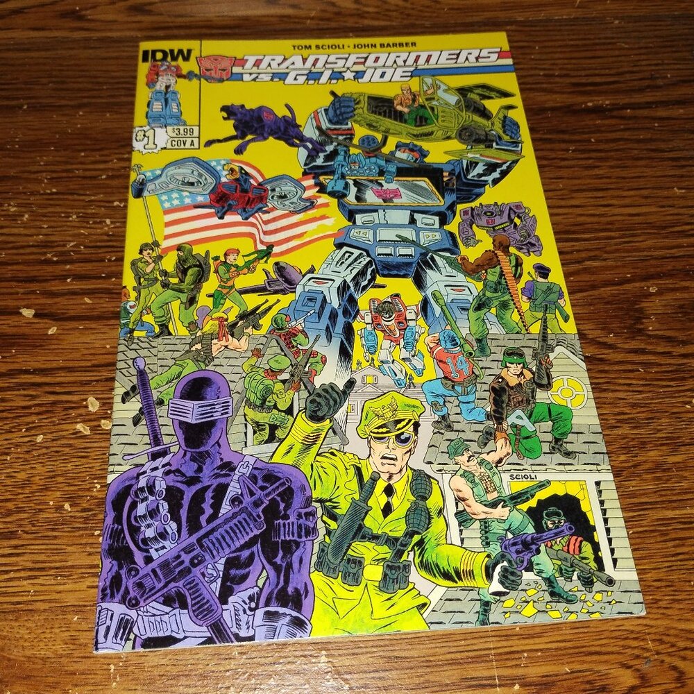 Transformers vs. G.I. Joe #1 Cover A (IDW Comics, 2014)